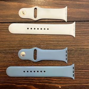 Silicone Apple Watch bands
